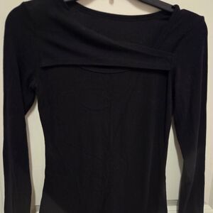 Women's Black Longsleeve Shirt